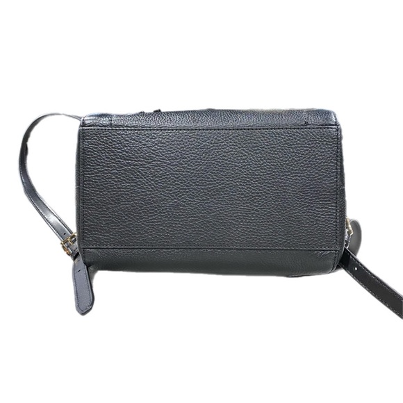 Michael Kors Black Leather Backpack Ginger Pebbled Commute - Picture 6 of 12